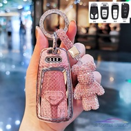 Remote Car Key Case Key Fob Cover For Audi A1 A3 A4 A5 A6 A7 A8 C7 TT Audi A6L B9 C8 A8L E-tron Audi