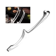 SUS304 Japanese BBQ Food Tong Korean Barbecue Clips Stainless Steel Grill Cooking Chief