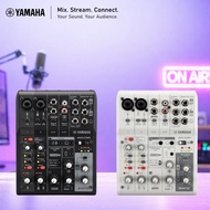 Yamaha 6-Channel Live Streaming Mixer AG06MK2 in Black and White
