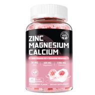 ISNIH สังกะสี แมกนีเซียม แคลเซียม กัมมี่ Zinc Magnesium Calcium Gummies เสริมสร้างความแข็งแรงของกระด