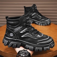 D191 Four Seasons Men's Shoes Distressed Martin Shoes-45 ARAR