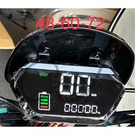 CJ Ebike Electric Vehicle meter 48V 60V 72V Lcd Screen Voltmeter Voltmeter Ebike