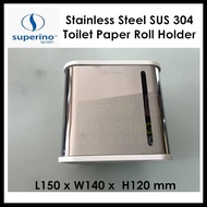 SUPERINO Wall Mounted Toilet Paper Roll Holder (SS SUS304/ENAMEL DARK GREY) SA6587DG/SA6187SS