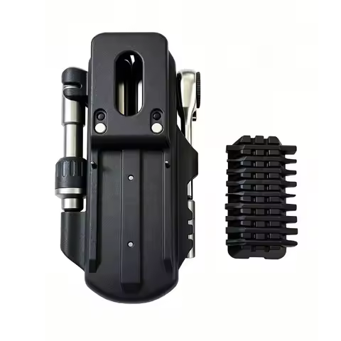 3D Printed Nylon Holster with Belt Clip and Bit Storage for Leatherman Arc and P4 Multi Tool