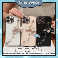 Samsung A32 A33 A34 5G A35 A53 A54 5G A55 A71 lace ribbon chain electroplated soft case casing cover