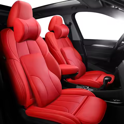 Leather Auto Car Seat Covers For Mitsubishi ASX Lancer X Outlander 3 XL Eclipse Cross Pajero Sport 3