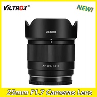 Viltrox 25mm F1.7 Cameras Lens APS-C Auto Focus Prime Lens For FujiFilm XF Nikon Z Sony E Mount Mirr