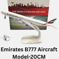 Emirates Airlines B777 Aircraft Model 20CM Die-cast Metal Airplane