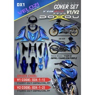 Y15 V2 V3 Cover Set Original VELOZI Sticker Tanam PNP For YAMAHA Y15ZR Exciter 150 V2 V3 Doxou Chame