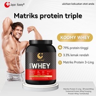 Serbuk Protein Emas Whey, KOOMY whey proteins (2lbs)