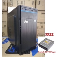 (STOCK READY)MBOX Mid ATX Casing With PSU-550w/ 1 x USB Port 3.0 + 1 x USB Port 2.0-G-507BL
