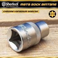 Sherlock 1/2 inch Drive Star Socket E12