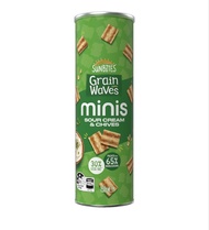 🇦🇺澳洲直送 Sunbites Grain Waves Minis Sour Cream & Chives 150g 筒裝 澳洲代購 澳洲零食 澳洲薯片