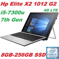 HP ELITE X2 1012 G2  CORE i5-7300U 7TH GEN TABLET/ 8GB/256 SSD/ 4G LTE SUPPORT/ WIN 10 PRO  FREE BAG