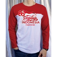 KATUN 28S COTTON T-SHIRT/TH AUGUST 17 T-SHIRT 45/HUT 80/DIRGAHAYU 80