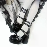 Dark Series Butterfly Manor Dark lolita High Heels y2k Punk Platform Shoes Hot Girl Asian Culture Wo