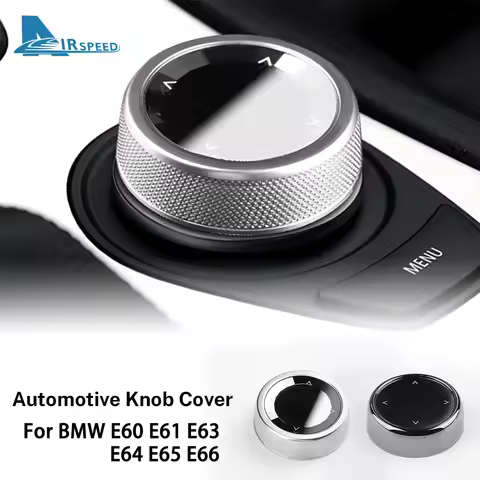 AIRSPEED for BMW E60 E61 E63 E64 E66 Car IDrive Multimedia Button Knob Cover Accessories E Chassis O