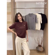 Eleven.Fashion Plain Knitted Top 6659-2
