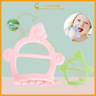 LAKOE Baby silicone teether anti-eating hand Wrist Teether BPA FREE