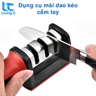 Dụng cụ mài dao kéo đa năng Living C M89 mài dao cầm tay 3 cấp độ có tay cầm chắc chắn tiện lợi