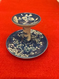 大清乾隆年制冰花蜡台64