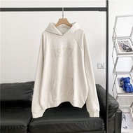 ESSENTIALS เสื้อกันหนาว Hoodie ผู้ชาย 1977 สไตล์เกาหลี หินสบาย ๆ pullover เสื้อสเวตเตอร์คอตตอน สีข