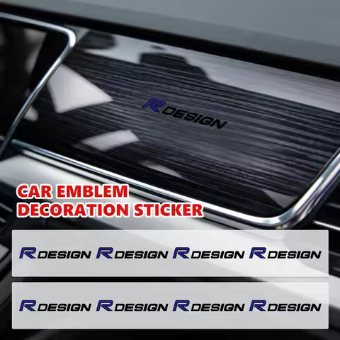 2/4/8pcs 3D Crystal Label Badge Emblem Sticker Car Audio Decorate For Volvo V50 S60 XC60 S40 XC40 XC
