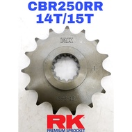 RK Japan Front Sprocket Honda CBR250RR New 14T / 15T Premium Sprocket Depan CBR CBR250 RR 520 Access