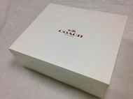 (TD SHOP) Coach 名牌 禮盒 紙盒 精品 名品禮盒 禮物盒 收納盒 正品 真品 白 W25*H16*D7