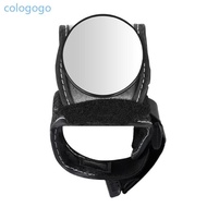 COLO Bike Rear View Glass Wristband Glass Rotatable Cycle Wrist Rearview Glass
