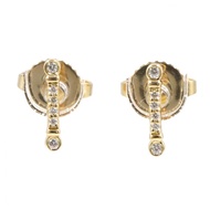 【二手】Tiffany & Co.) 鳶尾花鑽石耳環，18K（黃金），女士耳環