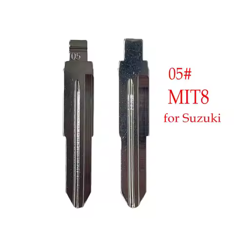 10pcs #05 Metal Car Key Blank Replacement Car Key Blade LISHI MIT8 for Suzuki Wagon R for Chevrolet 