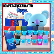 Colorful BTS BT21 Koya STNK Wallet - 14 Color STNK Wallet with BTS BT21 Koya Characters - BTS BT21 K