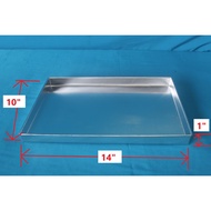 BAKING TRAY  (10" X 14") (HEIGHT 1") (1 SET = 2 UNIT INSIDE) Tray kek cake tray tray baking cookies 