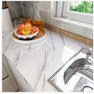 MESIN Wallpaper sticker glossy Gray marble Granite Stripes natural marble sticker Refrigerator Wall Home Room Washing Machine Dining Table Kitchen Home Furniture