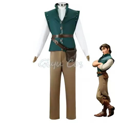 LOOK AT ME ←_← ★Flynn Rider Cosplay Costume Adult Carnival Uniform Anime Halloween Costumes 2026 New