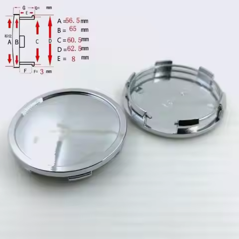 4x 65mm/62mm/60.5MM Wheel Center Cap hubcaps for fit TE37 17-18" Rim Replacement