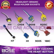 9005 / 9006 / H1 / H4 SINGLE HEADED CANBUS / H4 / H7 / H11 DOUBLE HEADED HEADLIGHT HARNESS CERAMIC