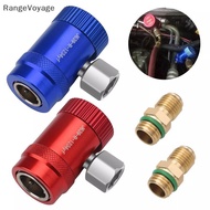 RangeVoyage 2Pcs R1234yf Quick Connector Adapter Auto AC High/Low Side R1234yf Quick Couplers Refrig