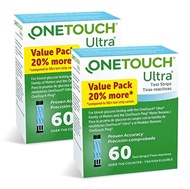 [PRE-ORDER] OneTouch Ultra Test Strips for Diabetes - 120 Count | Diabetic Test Strips for Blood Sug