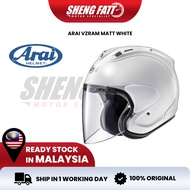 ARAI VZ-RAM Matt White Frost Arai Arai Open Face Shengfatt Superbike SIRIM VZ RAM SHOEI