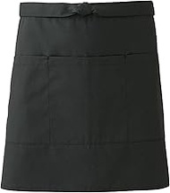 Arbe T8027 C-9 Apron, Japanese Style Apron, Durable, Thick, with Pockets, Simple, Japanese Food, Iza