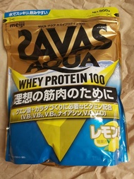 (訂購) 日本製造 明治 SAVAS AQUA Whey Protein 100 乳清蛋白粉 檸檬味 800g
