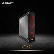PARADOX GAMING CASE 222 | BLACK BLACK BLACK | MINI ITX | 4X AUTO RGB FAN