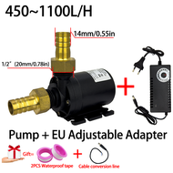 Brushless Motor Water Pump DC6~24V 1100L/H 8M Head G1/2" Submersible Pump Fountain Water Heater Show