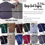 KEMEJA AM AM AM AM | Short Sleeve Children's Shirt | Children's Shirts Ages 8-11 Years