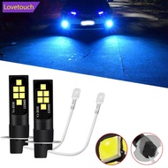 LOVETOUCH 2Pcs LED Bulb 3030 12SMD 6000K White H3 Car Fog Light DRL Brake Driving Lamp I5V7