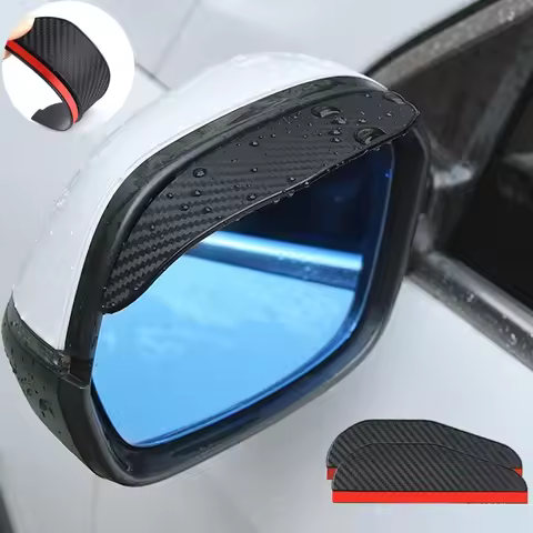 2PCS Car Rearview Mirror Rain Eyebrow Visor for Seat Leon 5f Ibiza 6l 6j Leon 1p Cushion Altea Xl Le