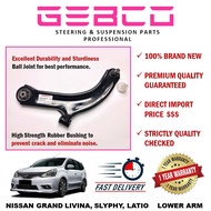 🔥PREMIUM LOWER ARM NISSAN GRAND LIVINA L10 L11 LATIO C11 SYLPHY G11 with BUSH【GEBCO】54500-EW000 5450