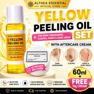 Yellow Peeling Oil Set with Aftercare Cream – Trichloroacetic, Kojic, Retinoic & Salicylic Acid Skin